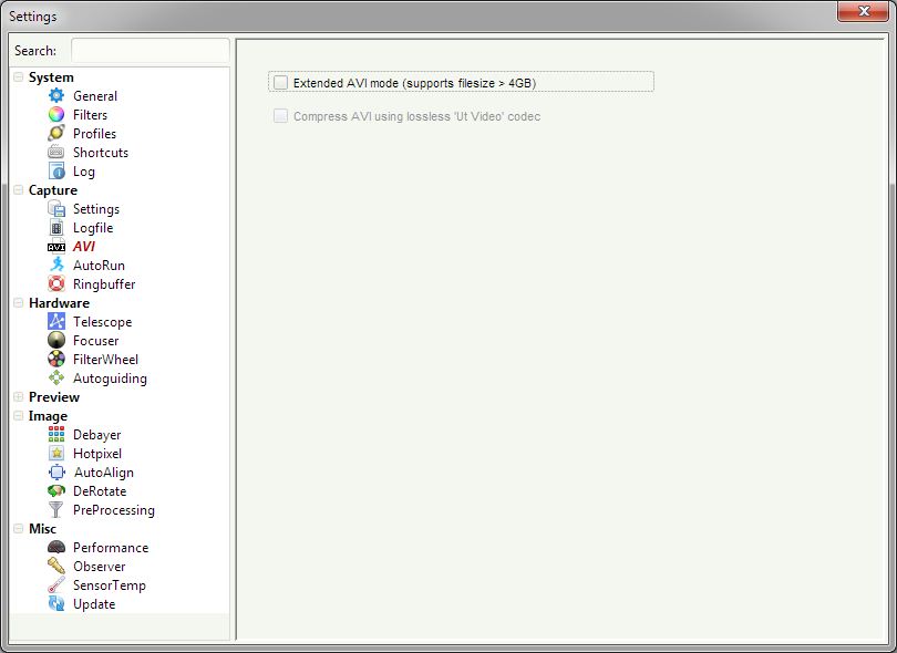 Settings-Capture